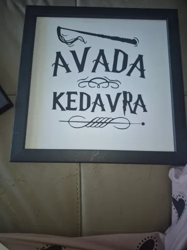 Quadro decorativo Avada Kevada - Harry Potter