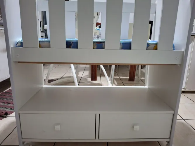 Mini Berço Moisés Com 02 Gavetas E com Colchão
