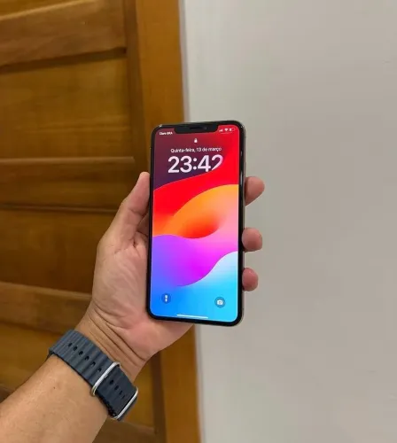 IPhone Xs Max Dourado 256GB celular Impecável!