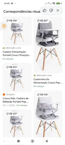 Cadeira de alimentação portátil NOVA
