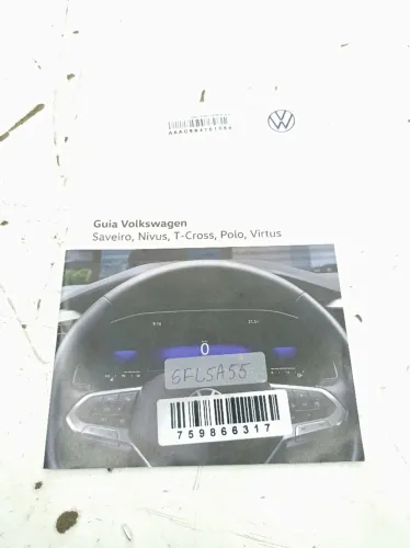 Manual Proprietário Vw Tcross Tsi 1.4 2019 2020