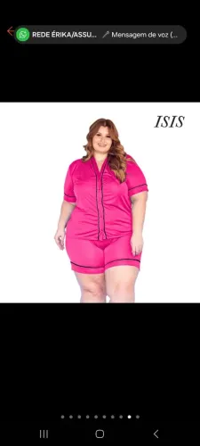 Pijama americano plus size 