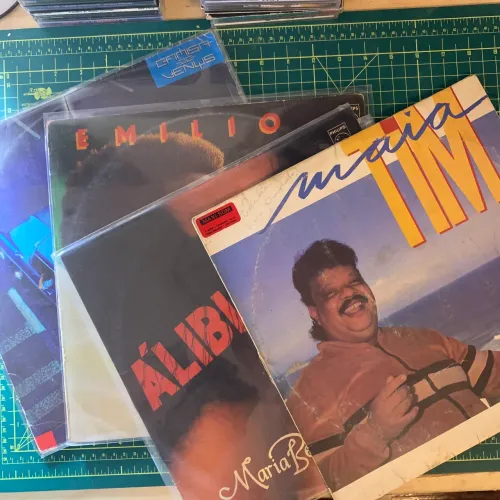 Lote de Discos de Vinil - LP - Tim Maia - Maria Bethania - Emilio - Camisa de Venus