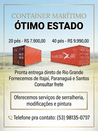 CONTAINER ÓTIMO ESTADO