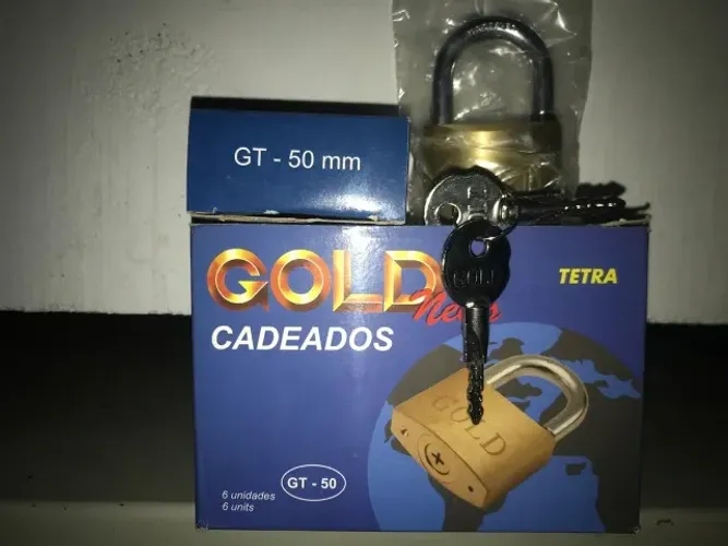  Cadeado Tetra Gold  50MM 