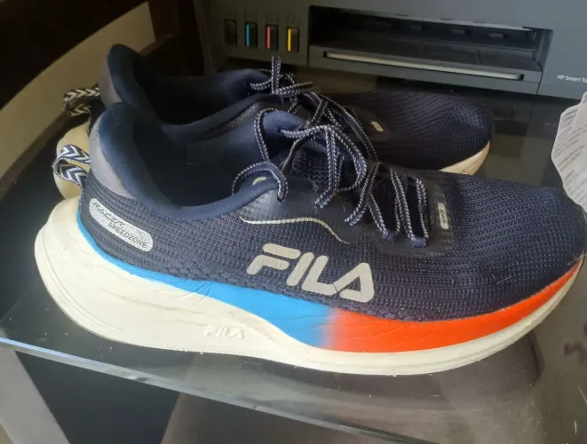Tênis corrida fila speedzone azul 42