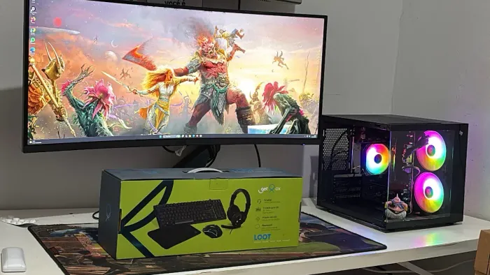 Vendo ou troco - pc gamer completo novo e garantia - r5 8500G + 16gb ram DDR5 + monitor 24