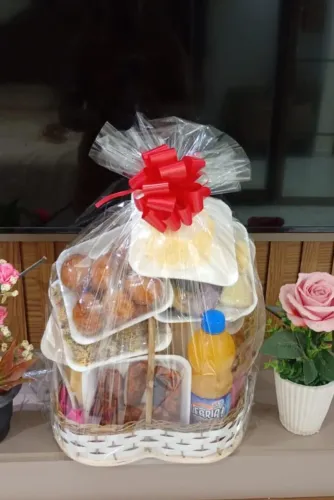 Cesta de café da manhã