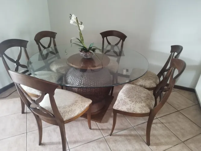 Mesa jantar 6 lugares Alto padrão 