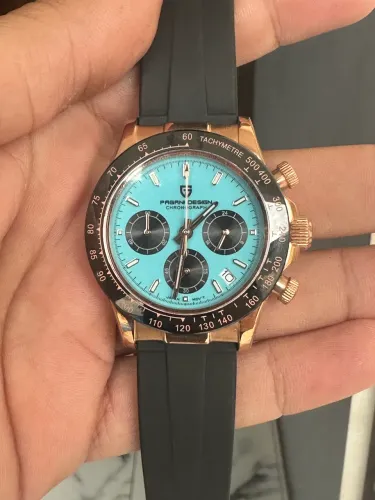 Relógio Pagani Design - Azul Tiffany