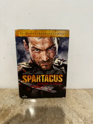 DVD: Spartacus Sangue e Areia Primeira Temporada Completa com luva - Raro de Colecionador