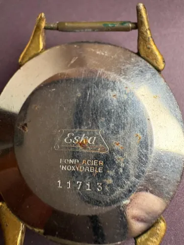 relogio de pulso ESKA original raridade para colecionador vintage funcionando