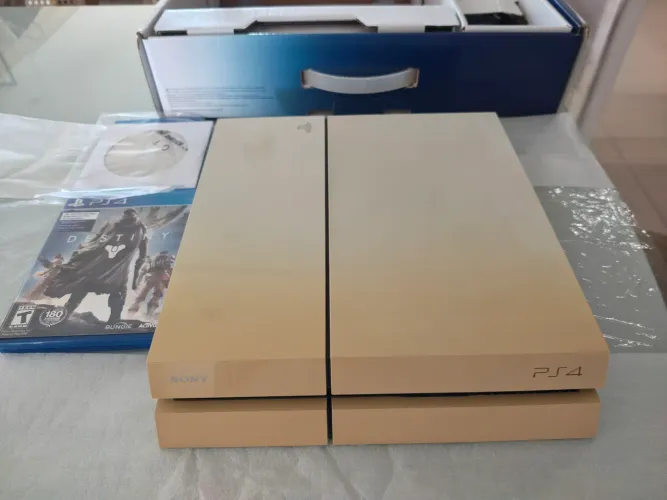 PS4 Fat Branco - Edição Especial Destiny - Destravado - 500GB - Completo