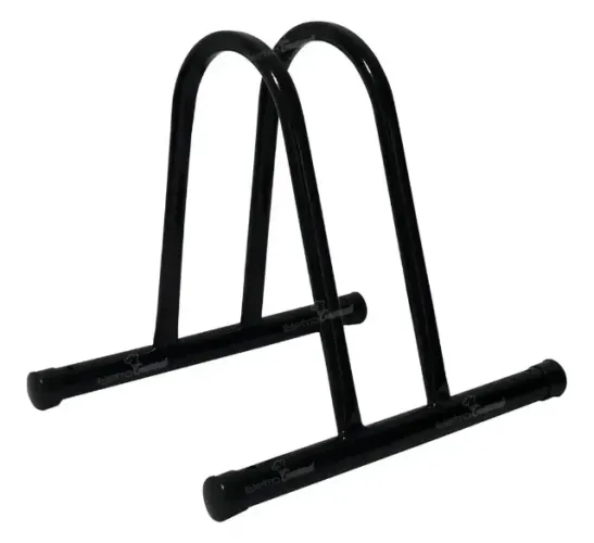 2 suportes de chão para bicicleta