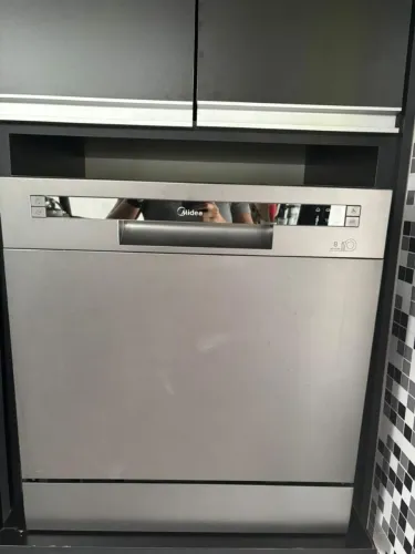 Lava Louças Midea 8 serviços Cinza