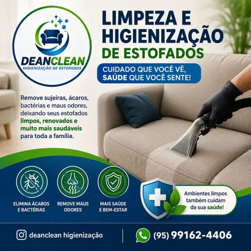 Limpeza de sofá 
