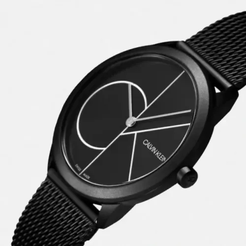 Relógio Feminino Calvin Klein Original Minimal Black Swiss made