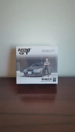 Mini GT Nissan Skyline Gtr R32 Gunmetal Matsuda Figure<br>Figure Mini Gt 1/64