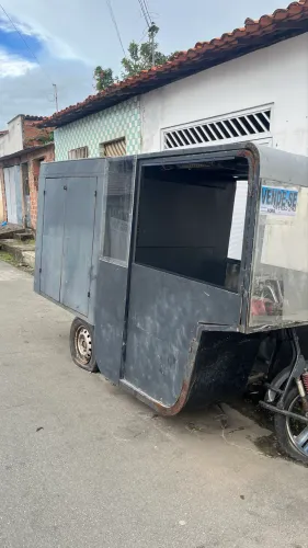 Triciclo com Baú / Projeto Food Bike / Delivery - Grande Estrutura