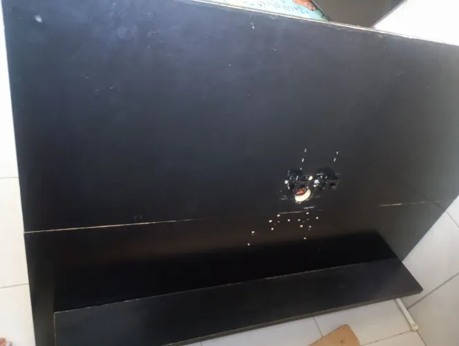Painel de parede preto