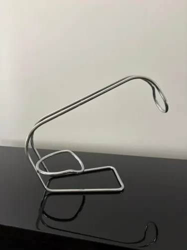 Porta garrafa em inox - sem uso