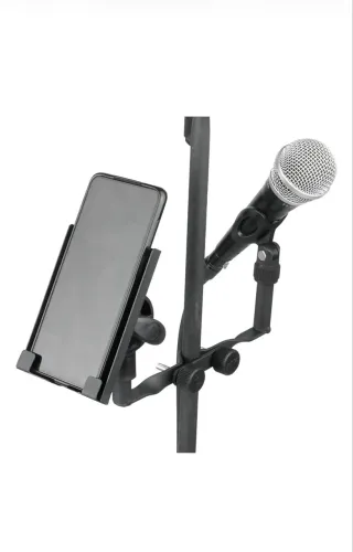 Clamp suporte pra celular e microfone, duplo C17 ASK