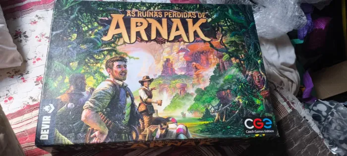 As ruinas perdidas de arnak, jogo de tabuleiro 