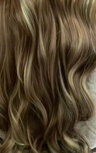 Extensão de Cabelo em fibra Orgânica nova<br>Cor: loiro pérola.