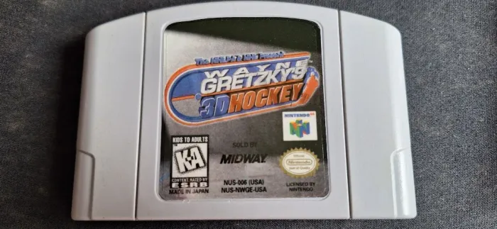 WAYNE GRETZKY 3D HOCKEY - N64 - ORIGINAL AMERICANO