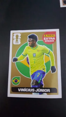 Vini jr ouro LEGEND EXTRA STICKER (Aceito cartão)
