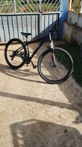 Bicicleta aro 29 freio a disco peças Shimano