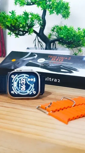 Smartwatch T900 Ultra + Pulseira Extra + Película Grátis! 
