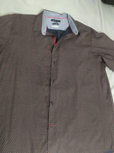 Camisa social manga curta masculino, marca RENNER, Tam número 6