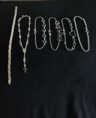 Pulseira feminina de Prata