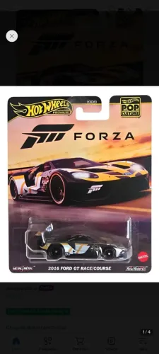 Hotwheels Premium 2016 Ford GT Race/Course Forza