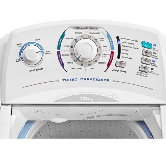 Lavadora de Roupas Electrolux 10 kg LT10B Turbo - 110v
