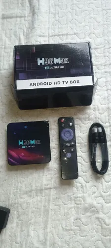 H96 MAX 4G memória ram super rápido não trava 4k ultra HD e Full HD