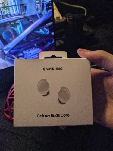 Fone Bluetooth Samsung Galaxy Buds Core - Lacrado, somente venda