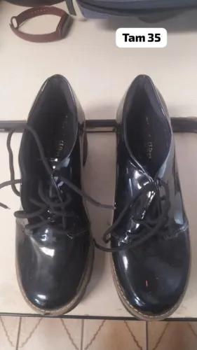 sapato preto, tam 35