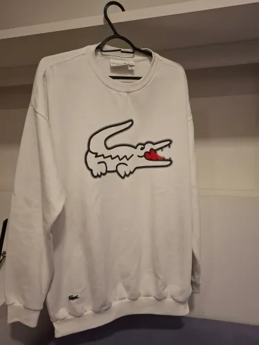 Moletom Lacoste Basico Masculino Gola Careca Sem Capuz
