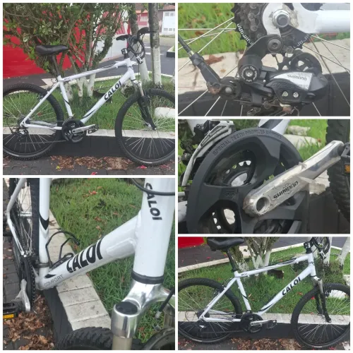 BICICLETA CALOI SPORT COMFORT ARO 26 IMPECÁVEL SHIMANO ACEITO PROPOSTA OU TROCA COM VOLTA 
