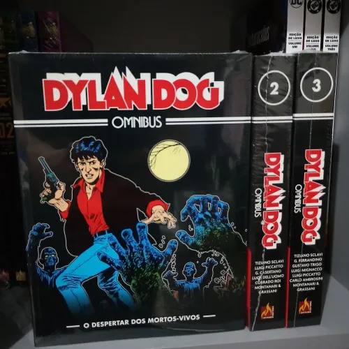 Coleção HQ Dylan Dog Omnibus Volumes 1 a 3 LACRADOS - Mythos Editora