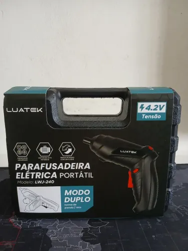 Mini parafusadeira recarregável com kit tools / OFERTA IMPERDÍVEL