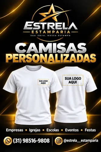 CAMISAS PERSONALIZADAS PARA SUA EMPRESA 