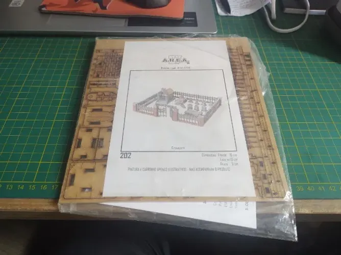 Cenário para montagem em mdf - Cemitério