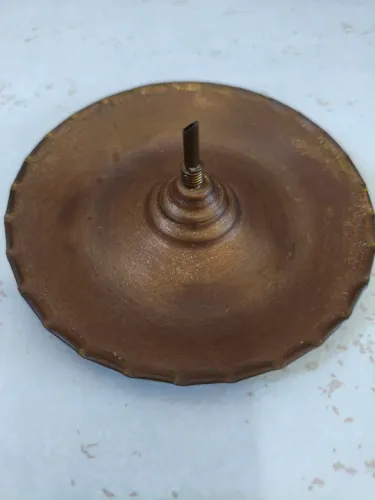  Incensário marroquino anos 70 em metal linda peça 