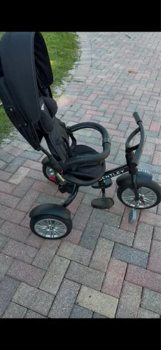 Triciclo Bentley Crianças 6 Em 1 Todo-terreno Para Crianças Negro Ónix