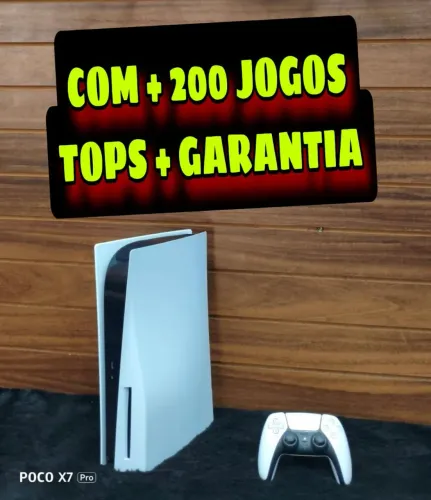 Ps5  físico + 200 jogos tops 