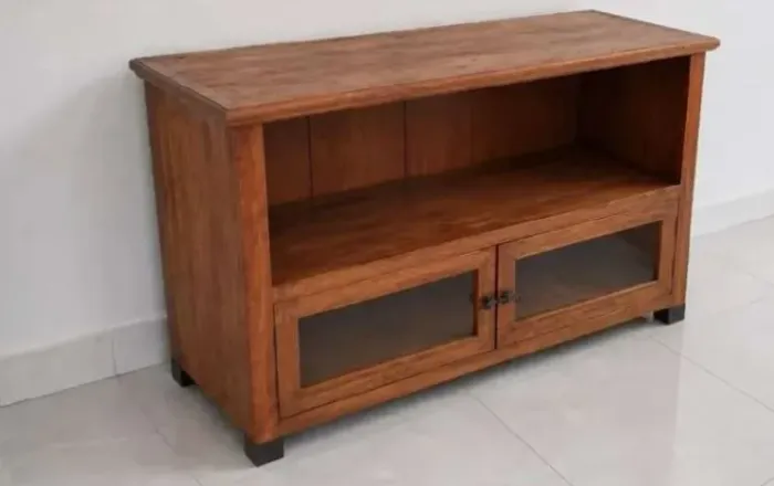 Rack Madeira Demolição, Cor Rústica. Comprada em Antiquário. Modelo exclusivo.