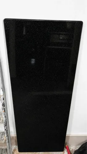 Bancada de granito preto São Gabriel 1.50 x 0.40